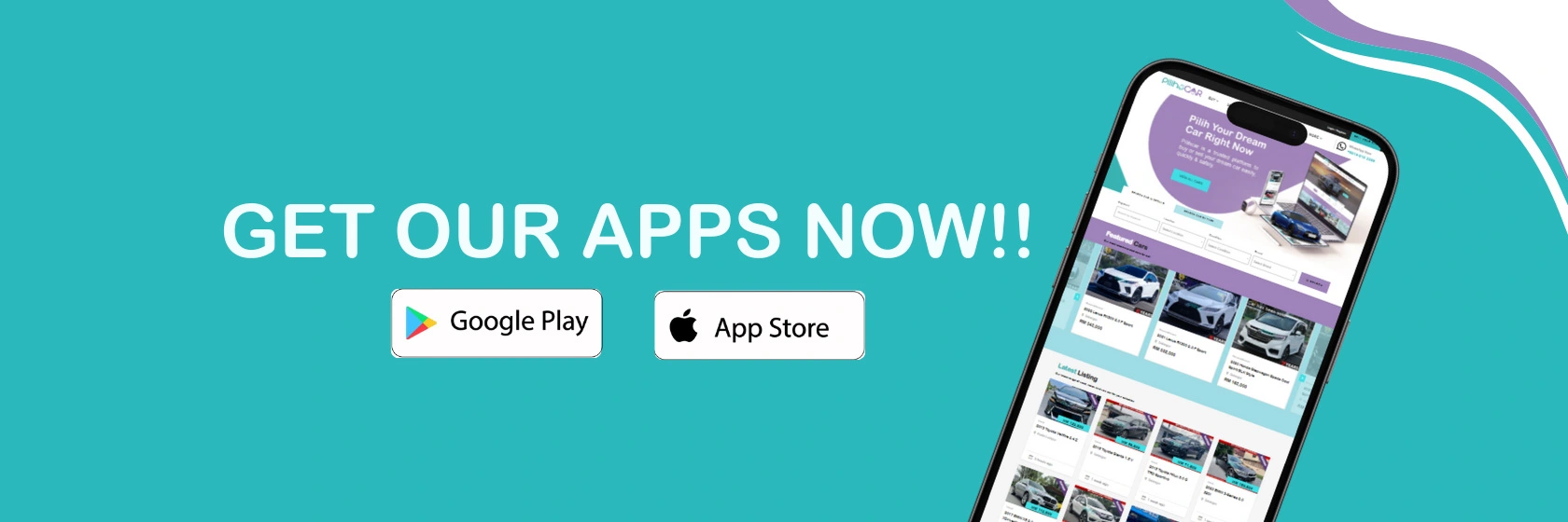 Get our apps now!