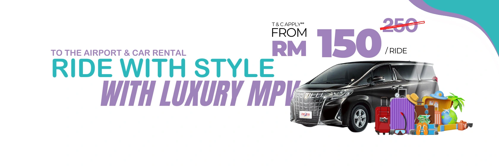 To the airport & ar rental